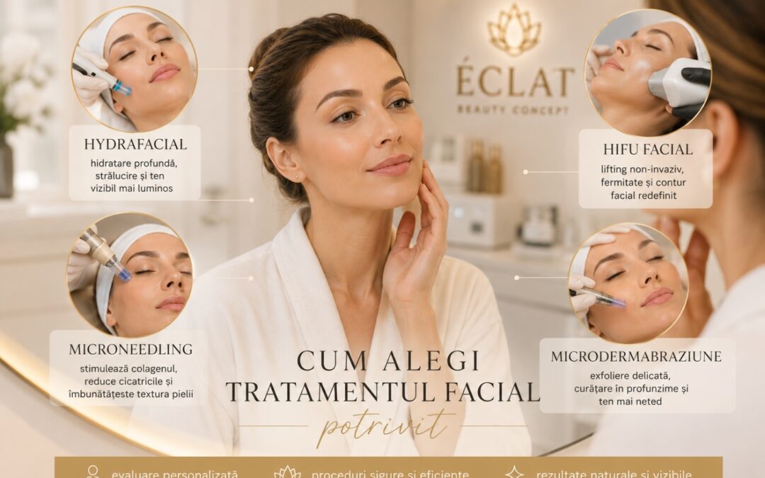 Cum alegi tratamentul facial potrivit? Ghid complet pentru fiecare tip de ten