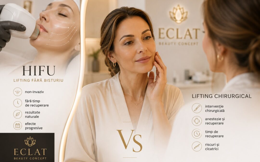 HIFU sau lifting chirurgical? Avantaje, diferențe și ce alegi în funcție de nevoile tale